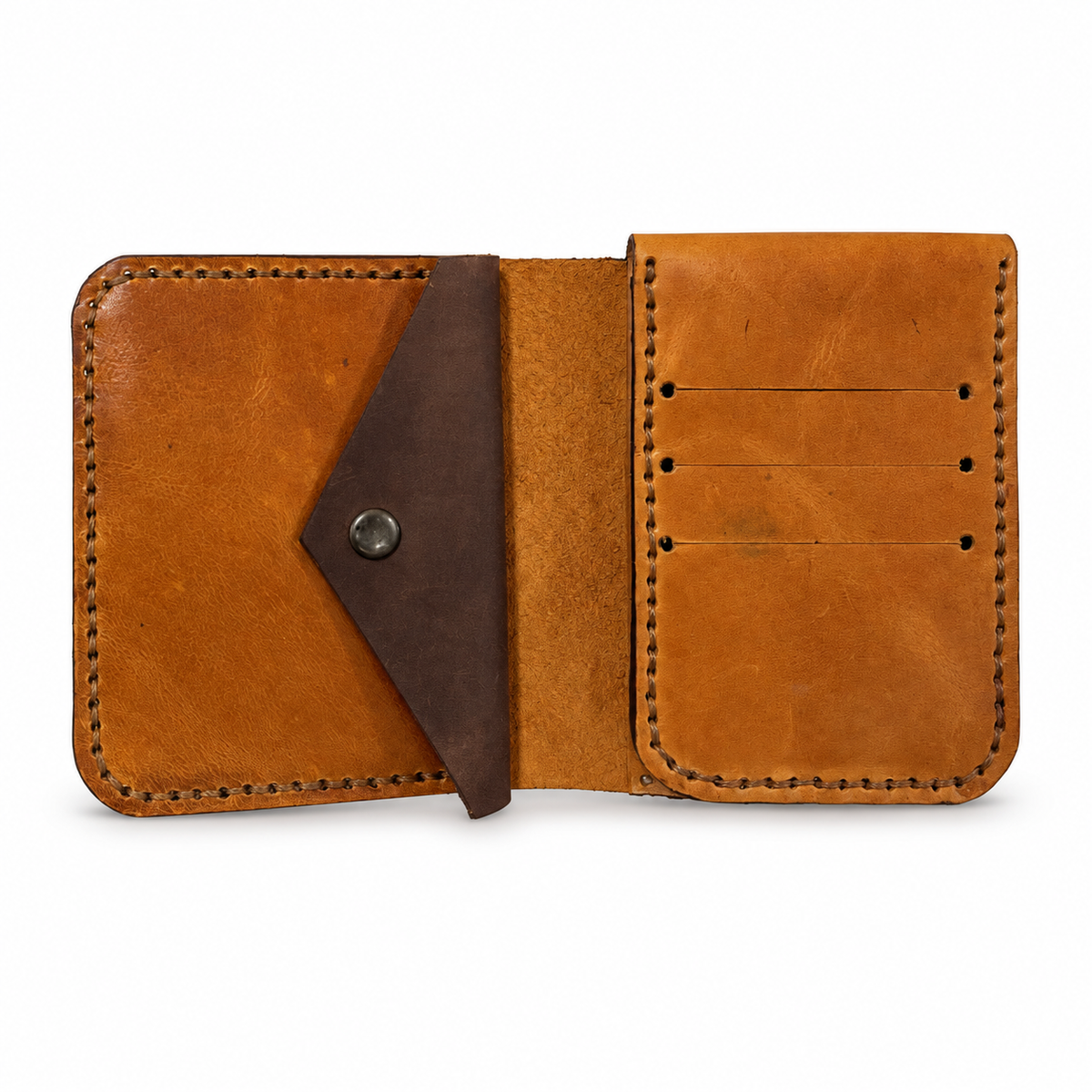 El Darweesh Outlet Trifold Wallet Tan 3