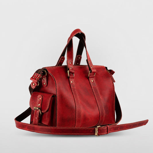 Bowler Bag Red