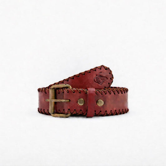 Stitched Belt Red