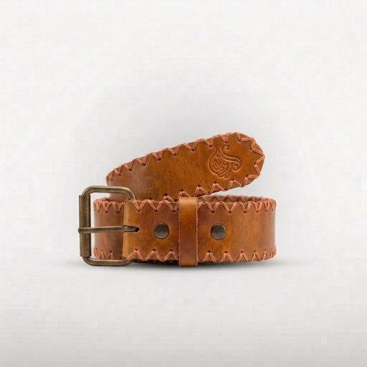 Stitched Belt Orange