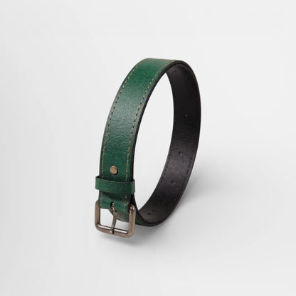 Leather Belt Green