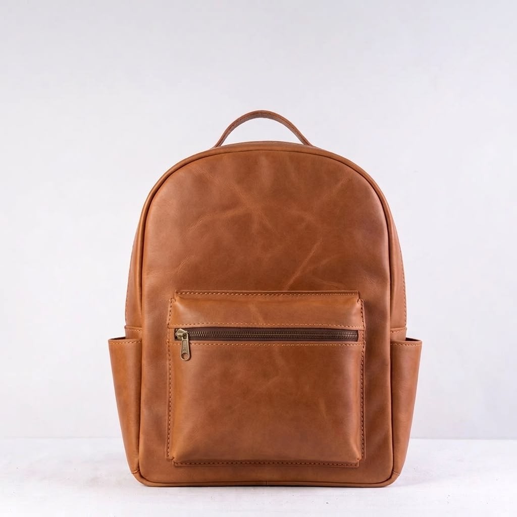 Zipper Backpacks Orange