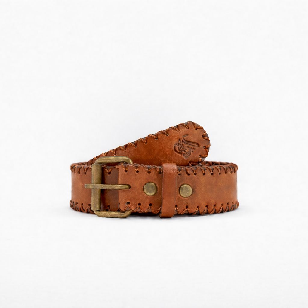 Stitched Belt Orange