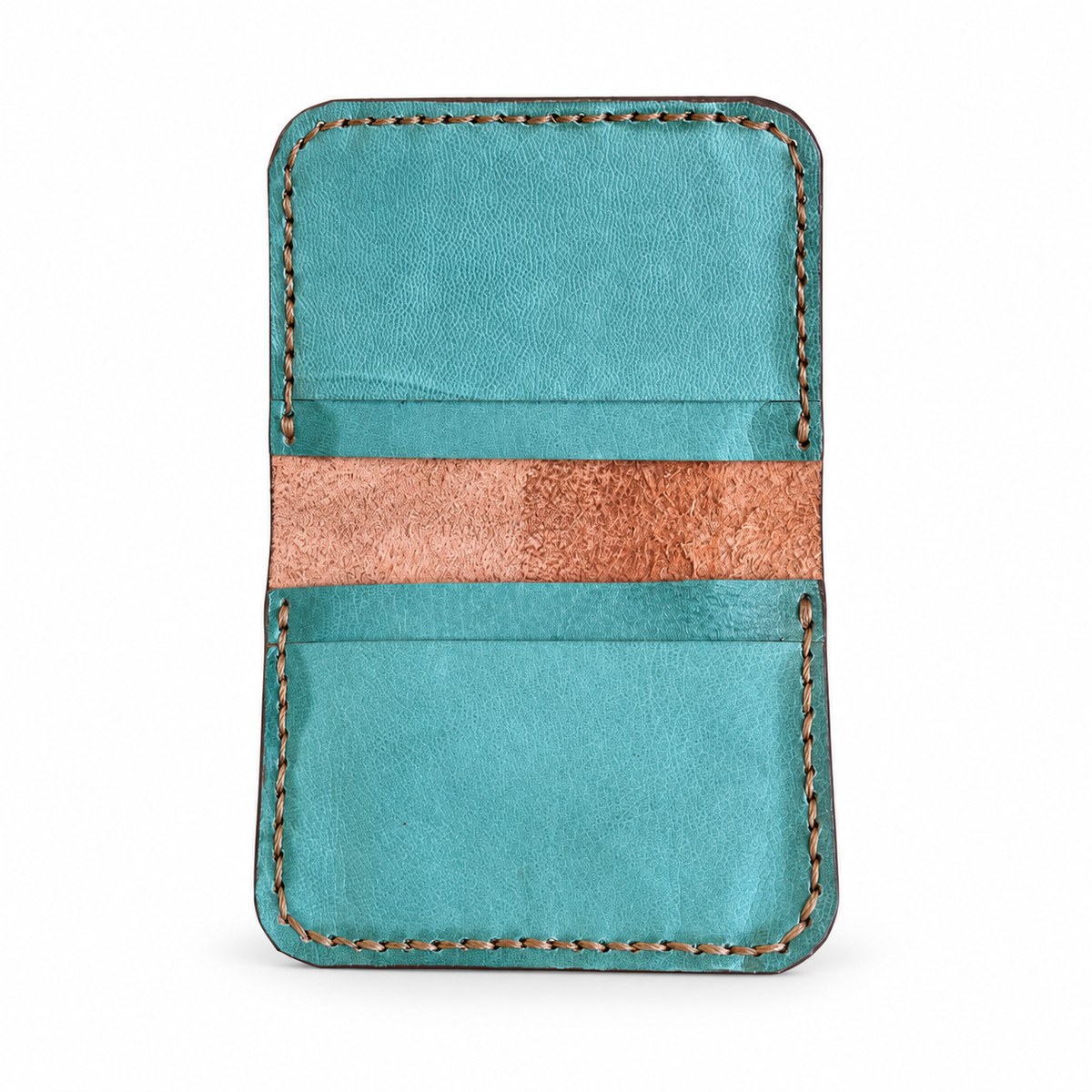 El Darweesh Outlet Card Holder Brown Turquoise 2