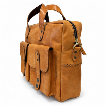 El Darweesh Outlet Laptop Bag 13 inch Tan 1