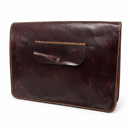 El Darweesh Outlet Laptop Bag 15 inch Dark Brown 3