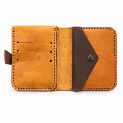 El Darweesh Outlet Trifold Wallet Tan Brown 3